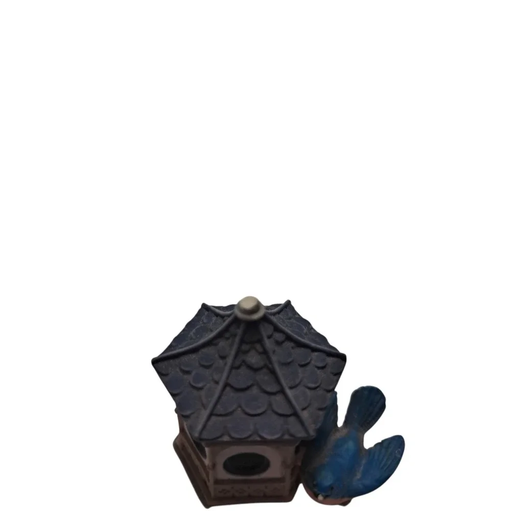 Lenox Garden Birdhouse Thimble Cardinal‎ / Downy Woodpecker / Eastern Bluebird